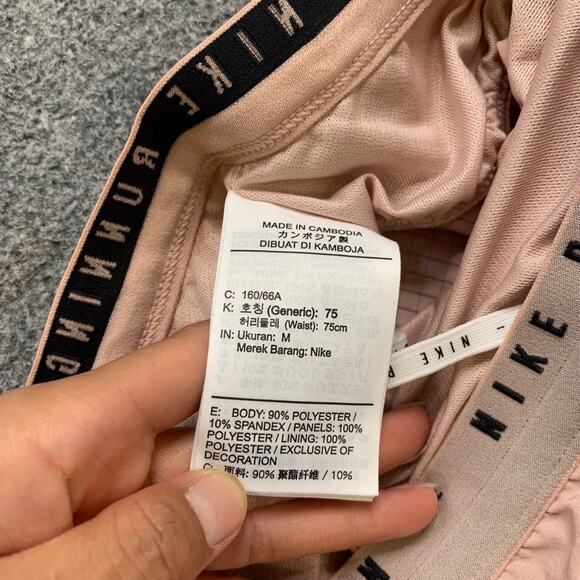 Nike Shorts Womens M Medium Bellini Black Dri Fit Run Division Tempo Luxe Lined - Picture 7 of 13